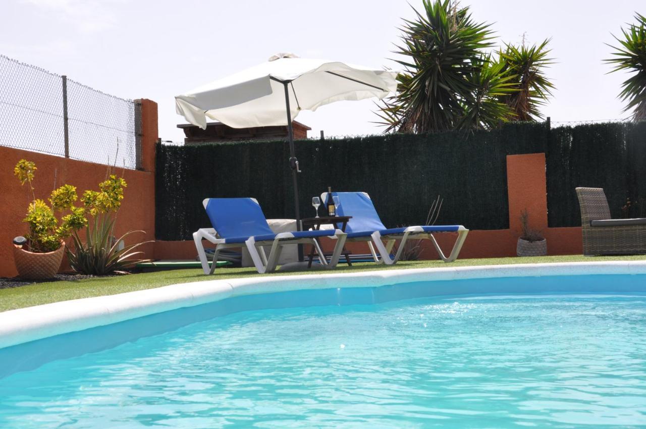 Eco Villa White Suite With Climatized Pool Caleta De Fuste Kültér fotó